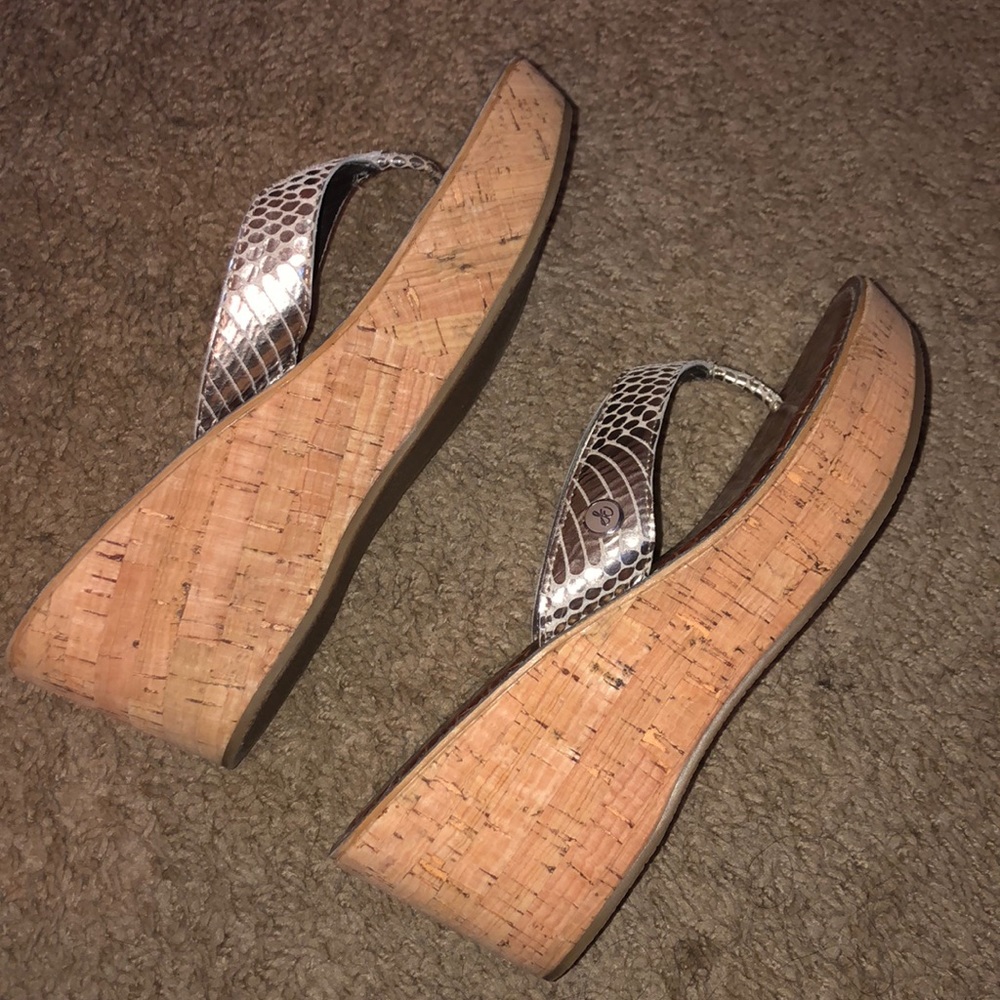 Sam Edelman Silver Platform Sandals - image 4